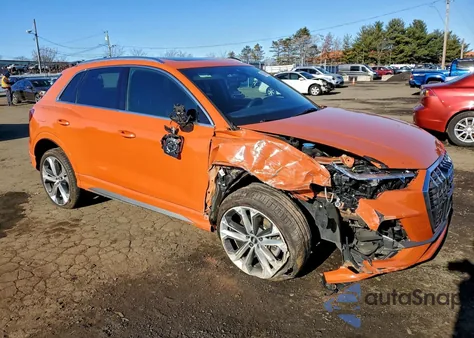 2019 Audi Q3 Premium Plus S-Line z USA, uszkodzony, nr VIN WA1EECF39K1087768